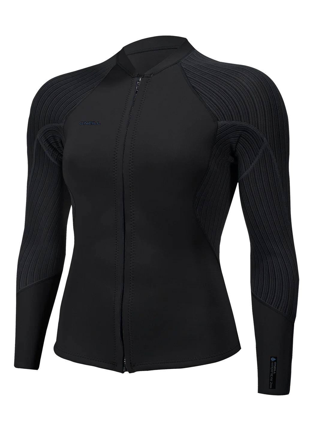 O'Neill Women's 1.5MM Hyperfreak Front Zip Wetsuit Jacket - Image 3