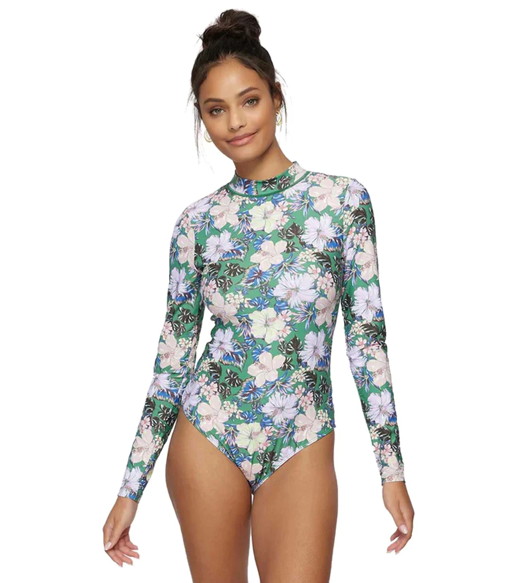 O'Neill Women's Bellamy Myrtos Long Sleeve One Piece Swimsuit