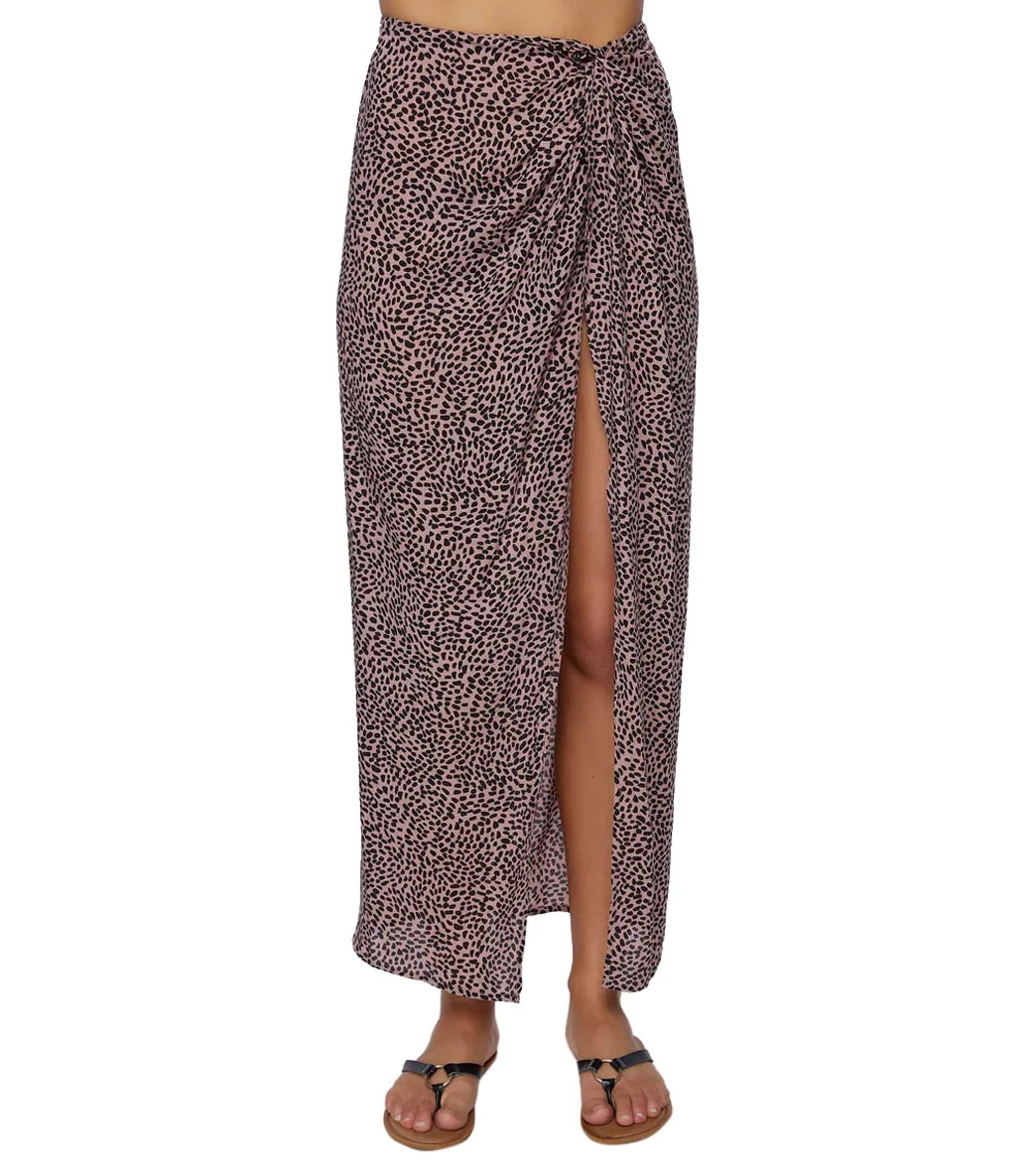 O'Neill Women's Hanalei Printed Wrap Cover Up Skirt - Image 6