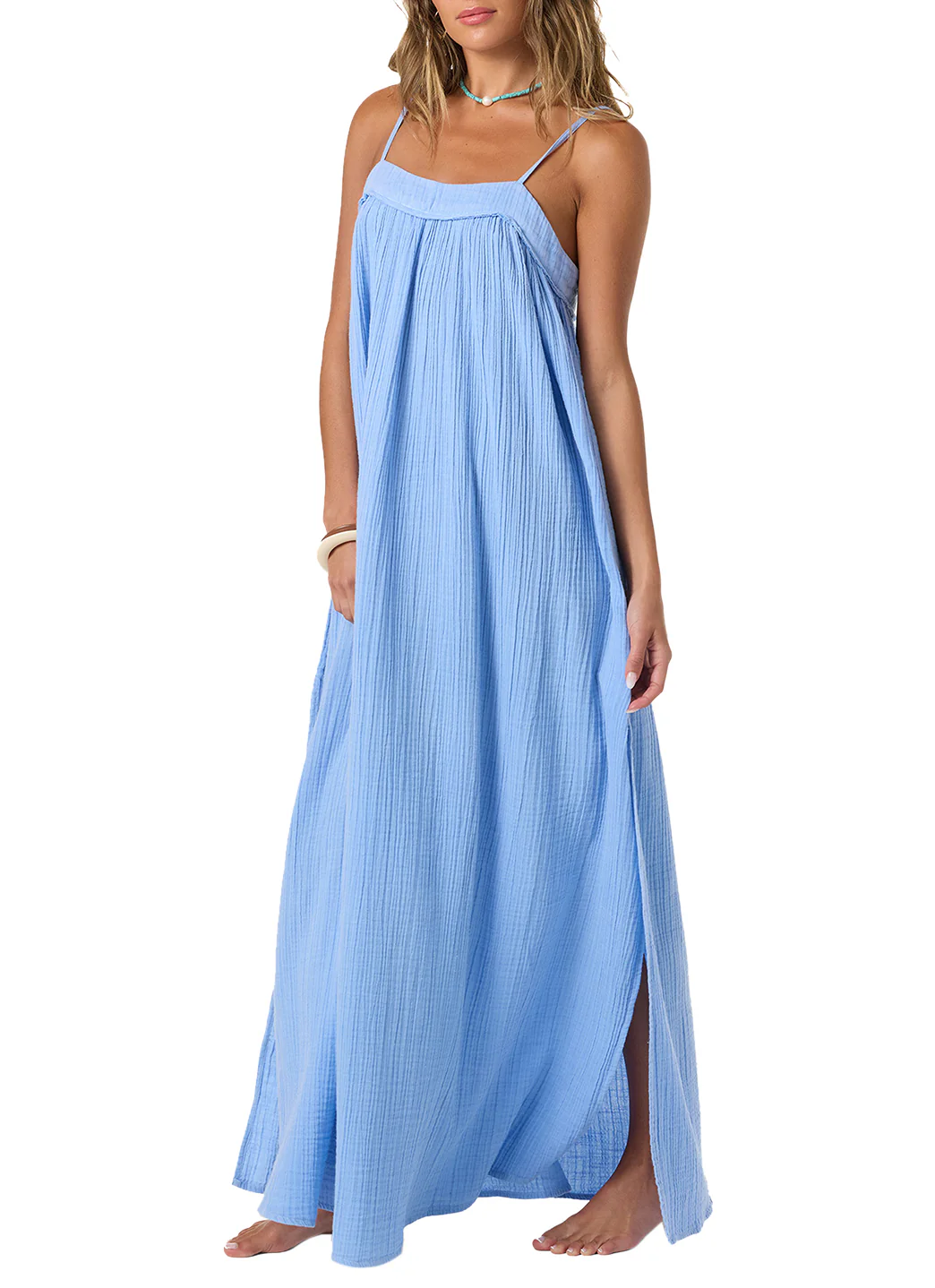 O'Neill Women's Saltwater Solids SAI Maxi Cover Up Dress - Image 6