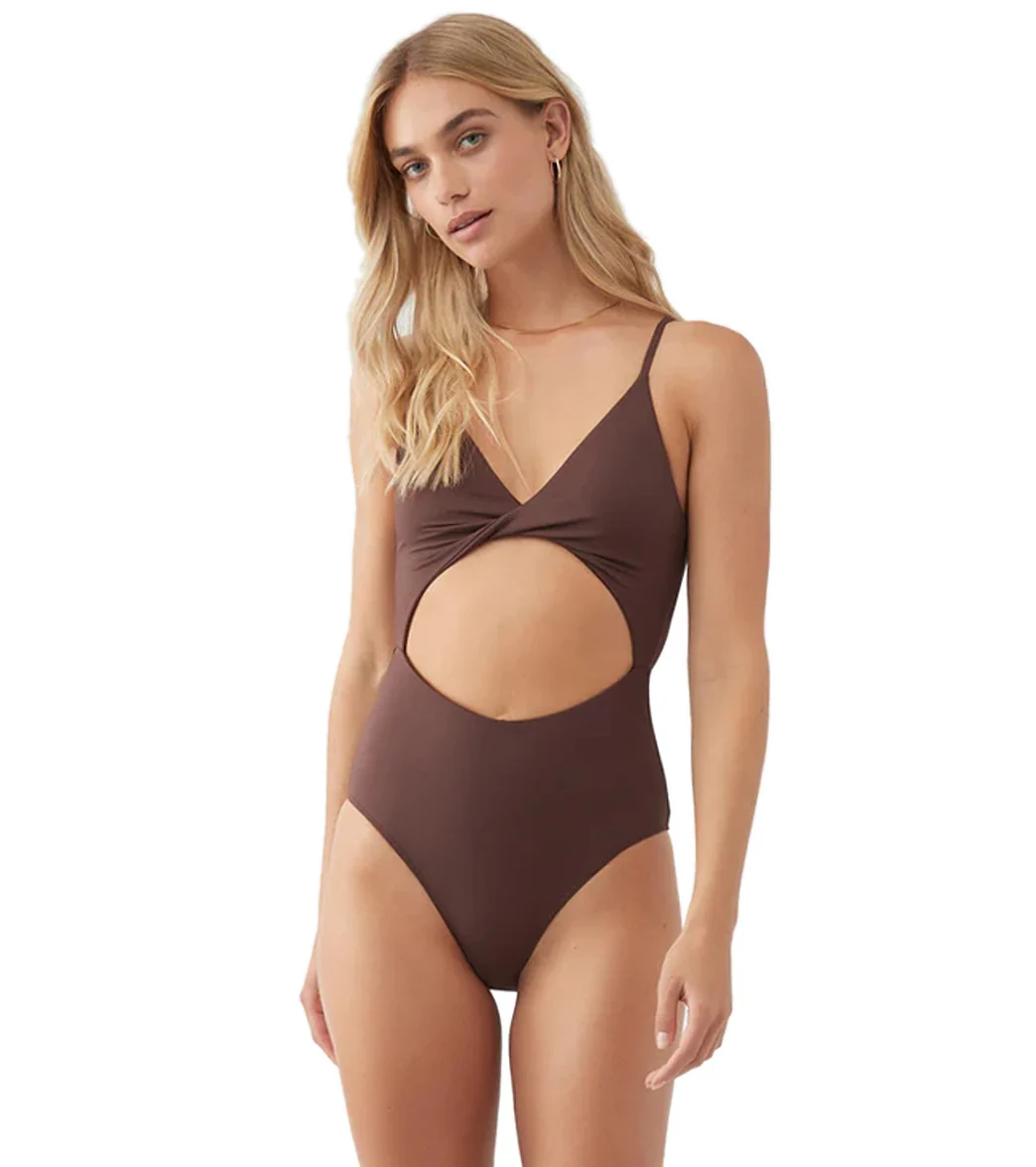 O'Neill Women's Saltwater Solids Twisted One Piece Swimsuit - Image 7