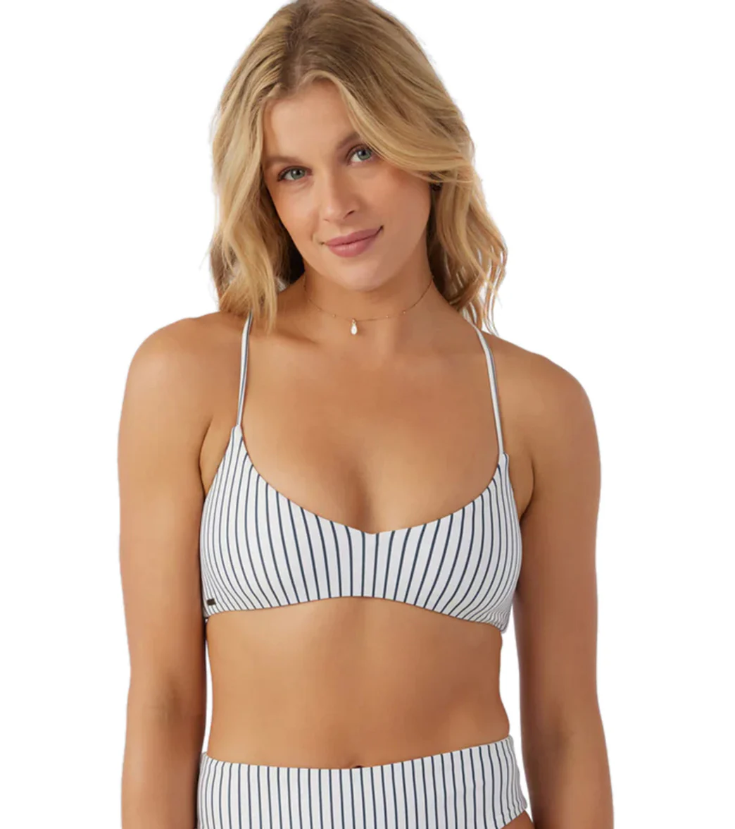 O'Neill Women's Swim Saltwater Essentials Huntington Printed Bikini Top - Image 7