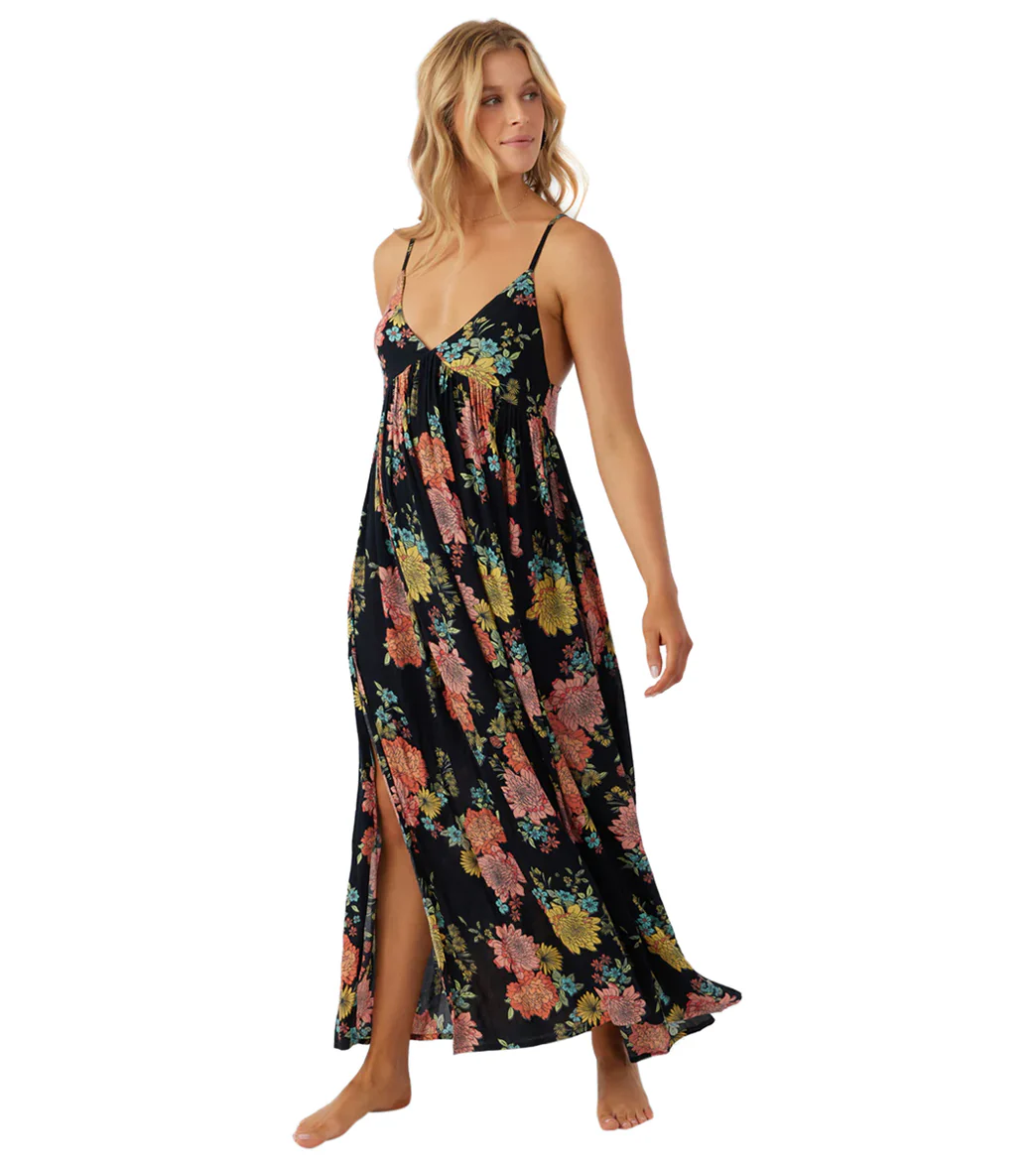 O'Neill Women's Swim Saltwater Essentials Mel Printed Maxi Cover Up Dress - Image 2