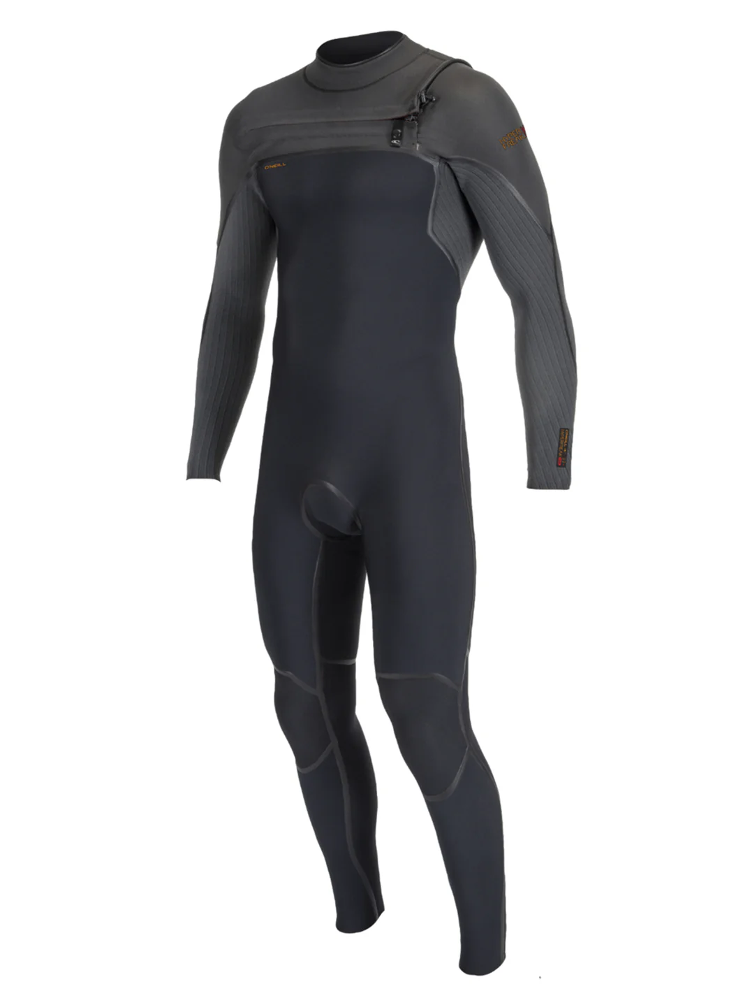 O'Neill Youth Hyperfreak Fire 3/2mm+ Chest Zip Full Wetsuit - Image 3