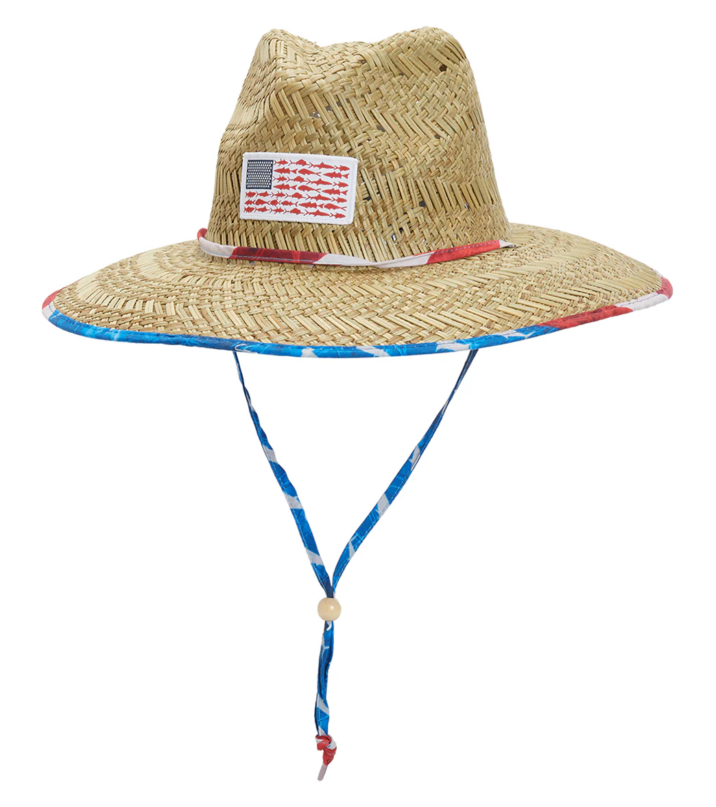 Peter Grimm Loyalist Lifeguard Straw 4.25" Brim Sun Hat Natural - Image 5