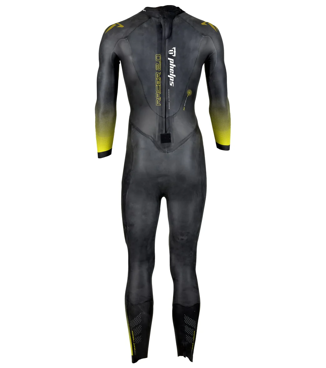 Phelps Men's Racer 2.0 Performance Fullsleeve Triathlon Wetsuit - Image 6