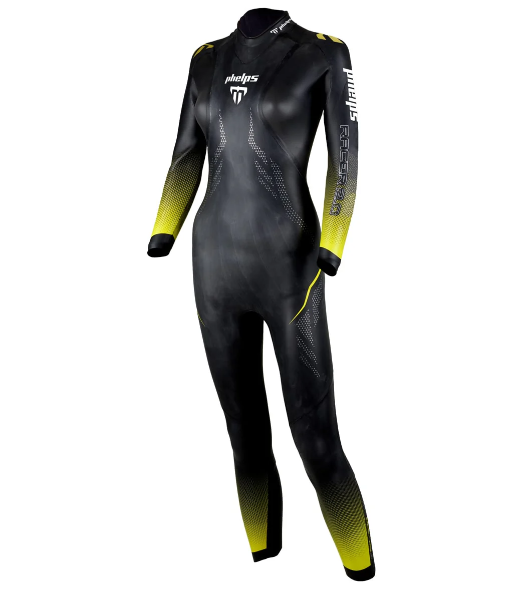 Phelps Women's Racer 2.0 Performance Fullsleeve Triathlon Wetsuit - Image 3