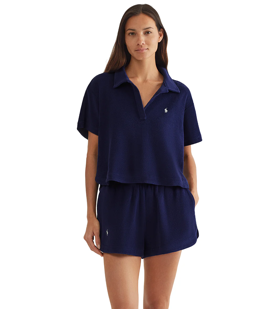 Polo Ralph Lauren Women's Collar Shirt & Short Set - Image 6