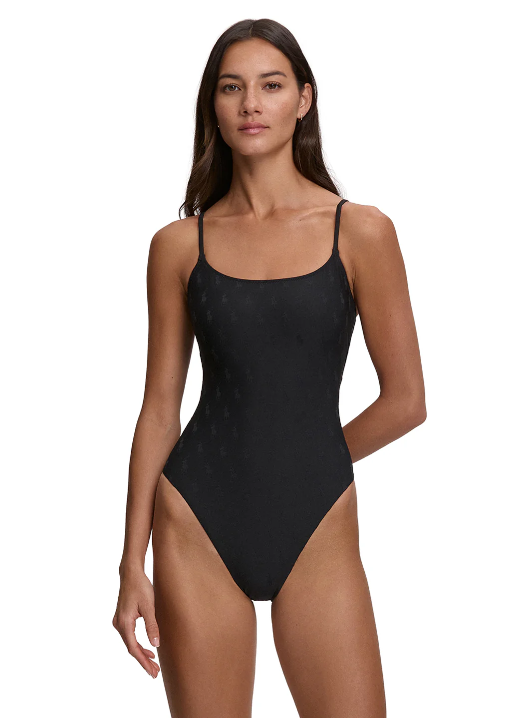 Polo Ralph Lauren Women's Logo Jacquard Kennedy One Piece Swimsuit - Image 9