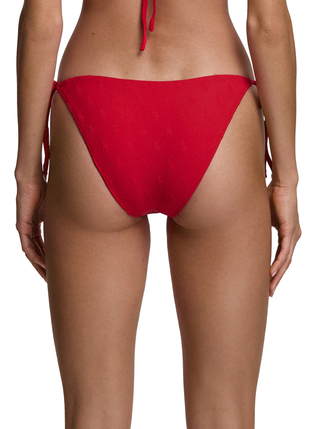 Polo Ralph Lauren Women's Logo Jacquard Ricky String Bikini Bottom - Image 5