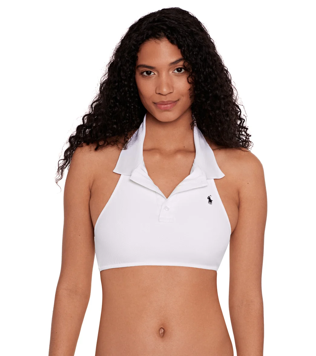 Polo Ralph Lauren Women's Polo Mesh Collar Top - Image 7