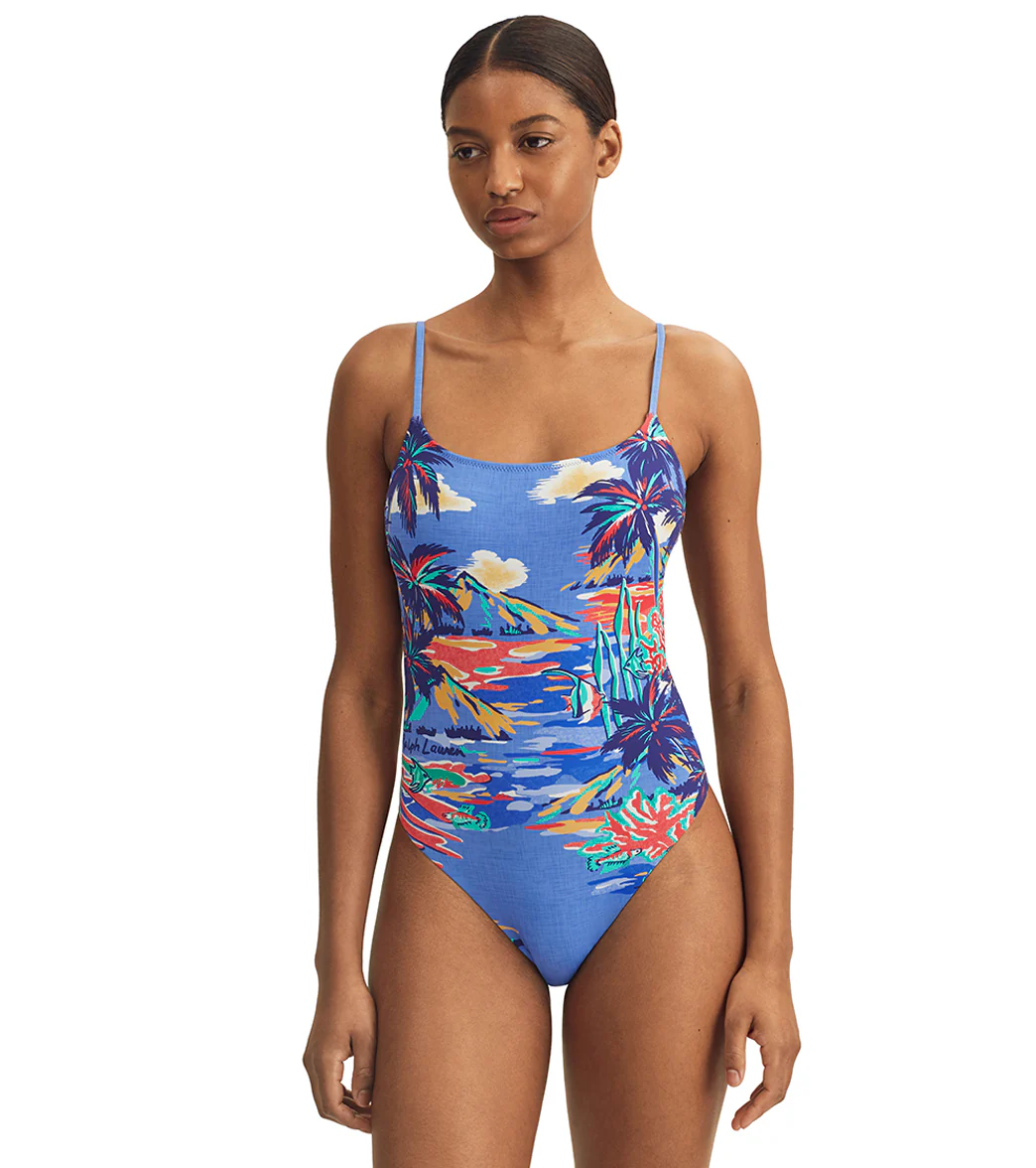 Polo Ralph Lauren Women's Scenic Kennedy One Piece Swimsuit - Image 6