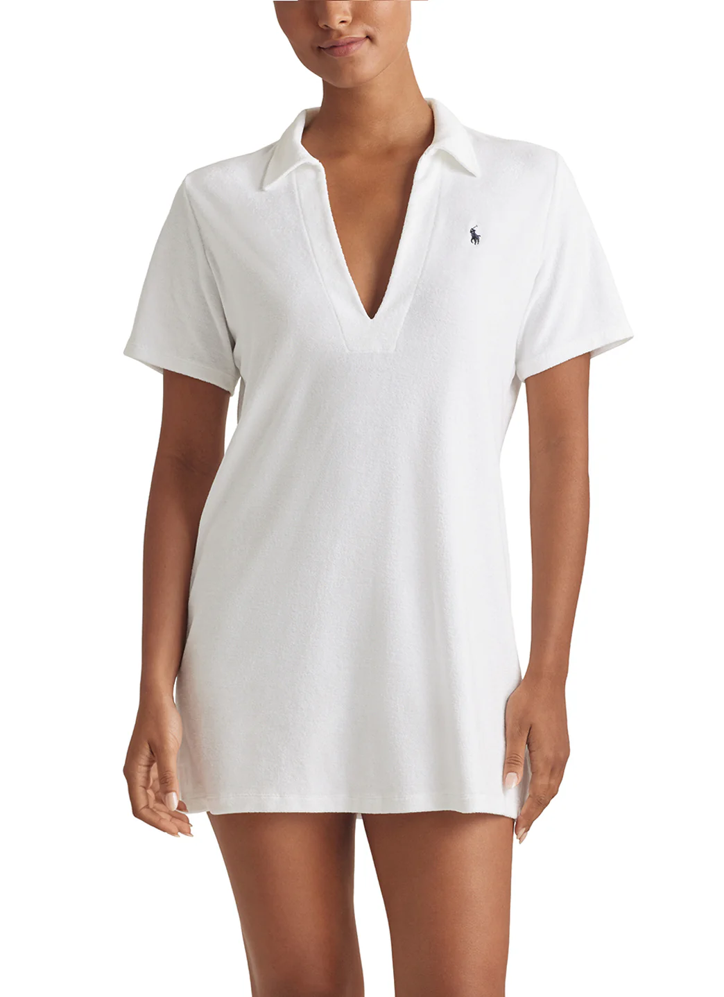 Polo Ralph Lauren Women's Terry Collar Cover Up Dress - Image 7