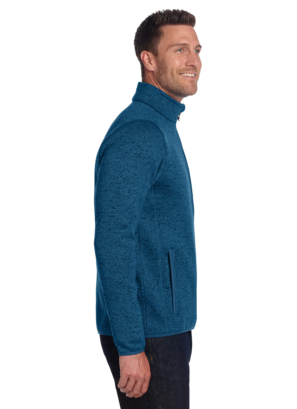 Port Authority Men's Sweater Fleece Jacket - Image 3