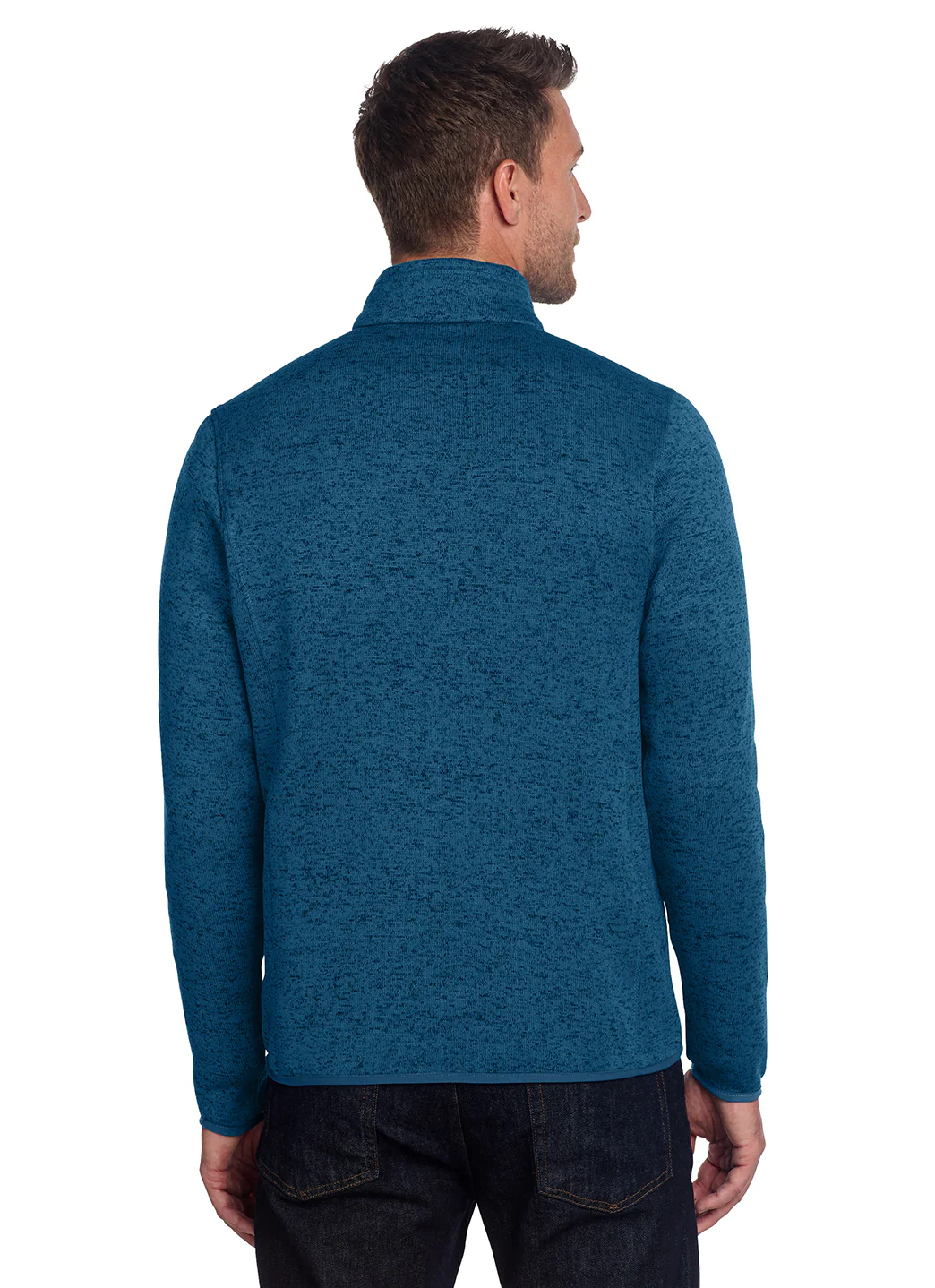 Port Authority Men's Sweater Fleece Jacket - Image 4