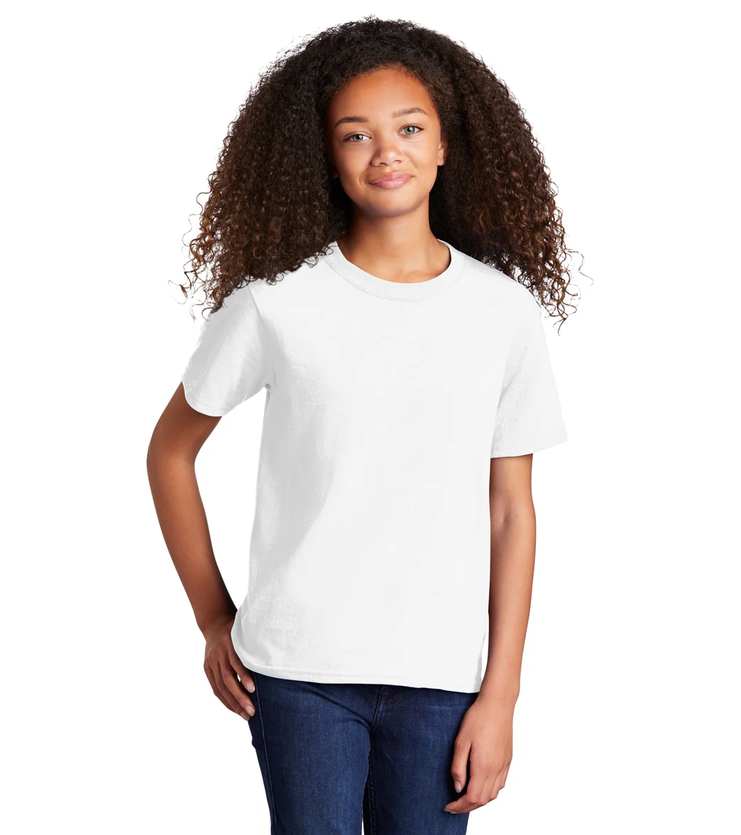 Port & Company Youth Core Cotton Short Sleeve Tee - Image 16