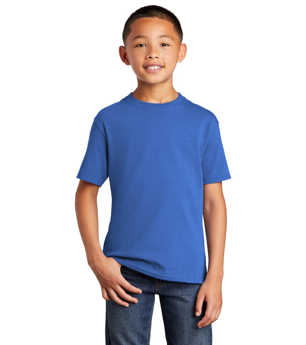 Port & Company Youth Core Cotton Short Sleeve Tee - Image 19