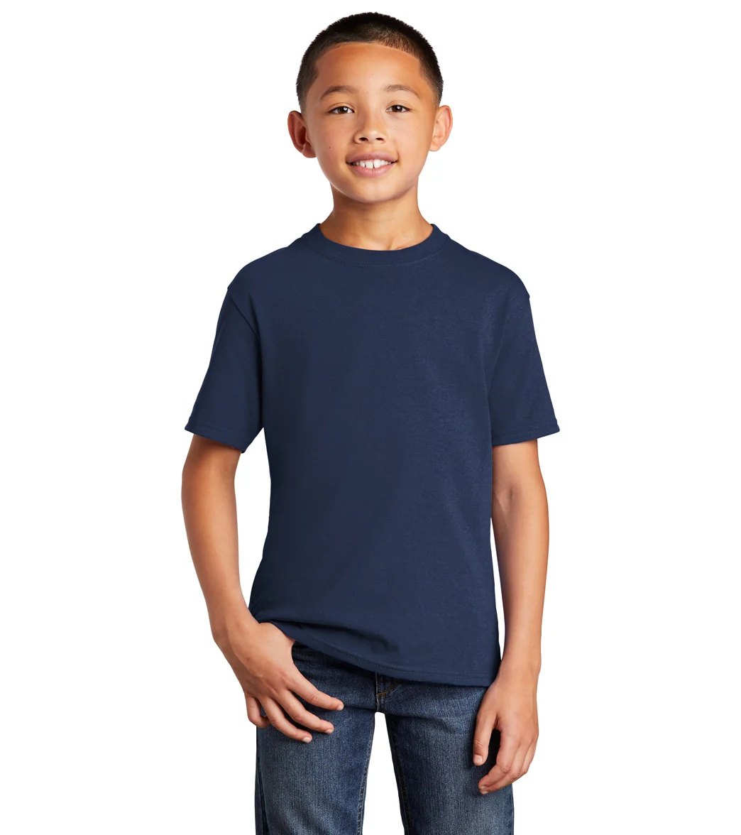Port & Company Youth Core Cotton Short Sleeve Tee - Image 25