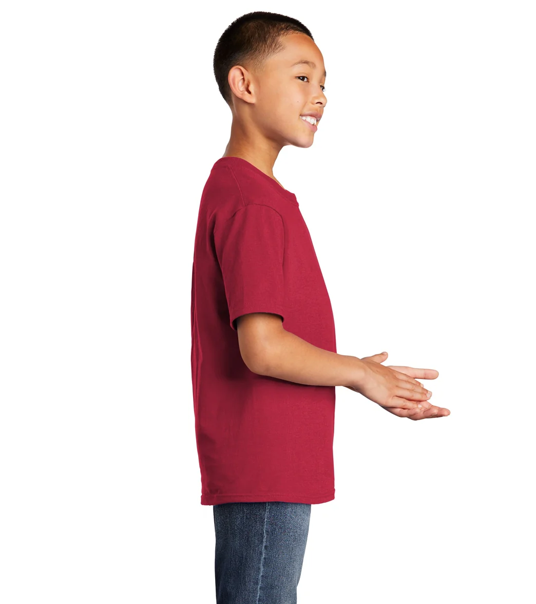 Port & Company Youth Core Cotton Short Sleeve Tee - Image 32