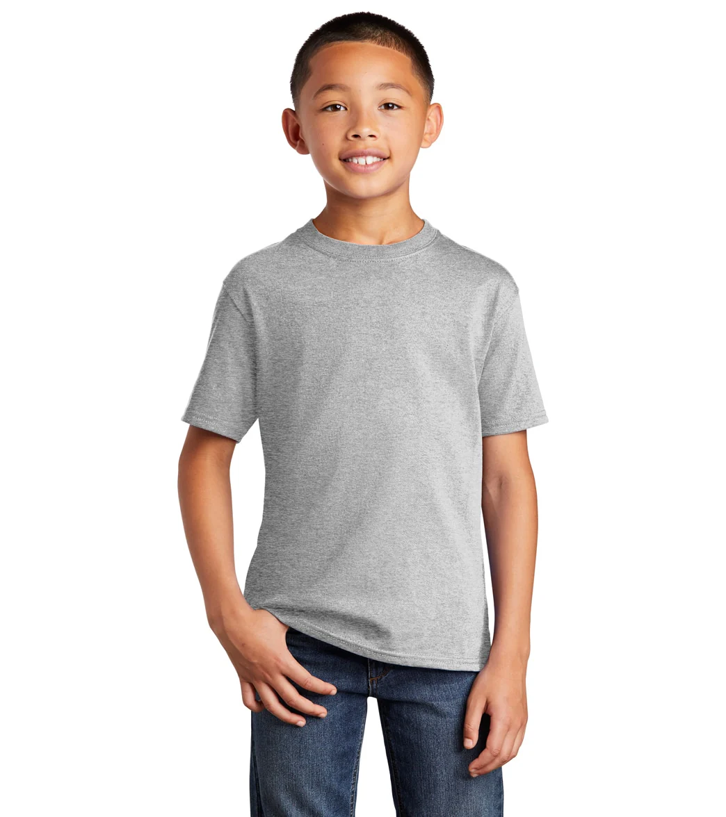 Port & Company Youth Core Cotton Short Sleeve Tee - Image 7