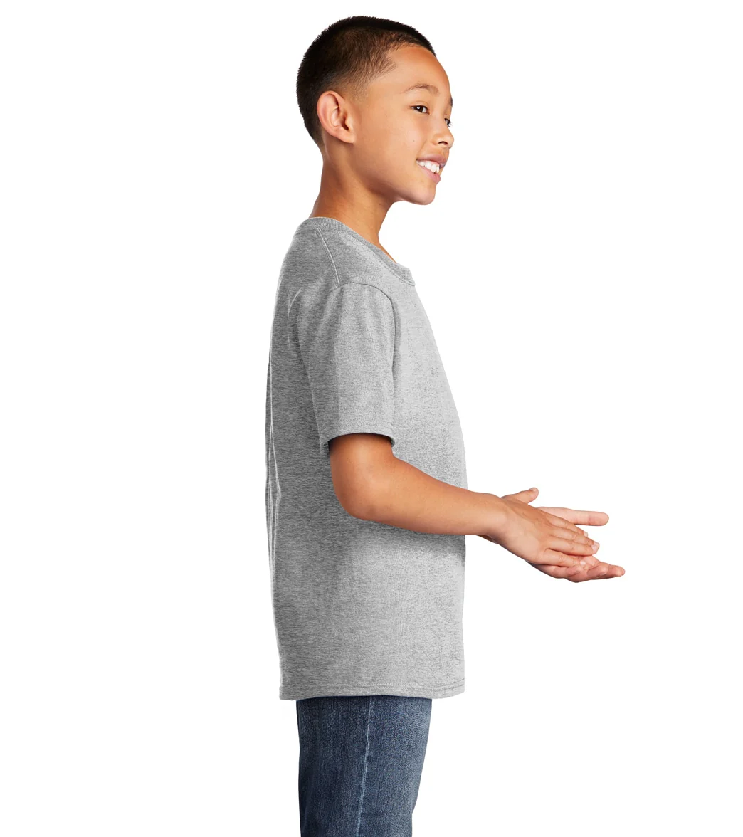 Port & Company Youth Core Cotton Short Sleeve Tee - Image 8