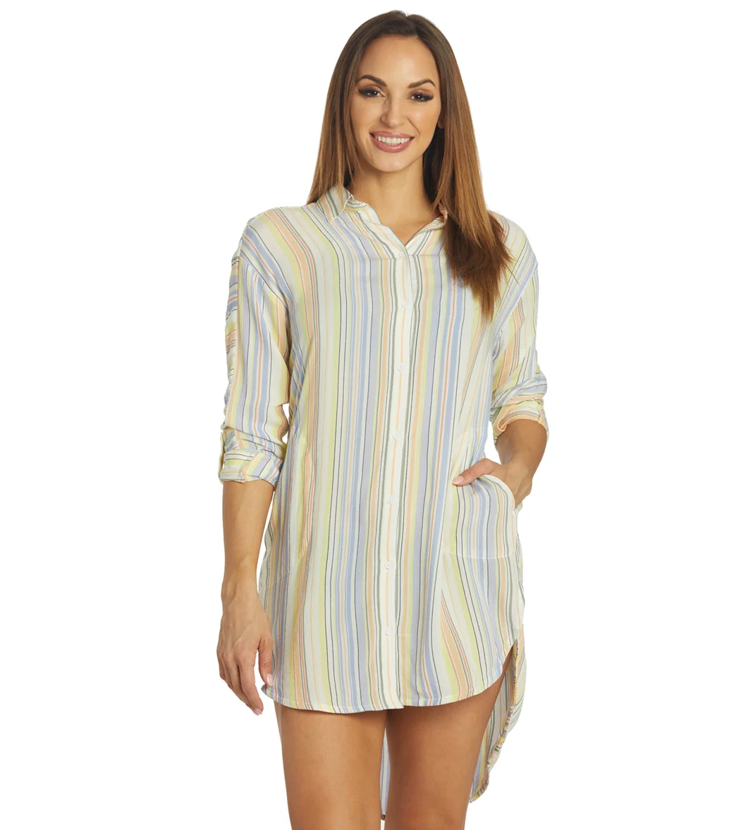 prAna Scheena Longe Sleeve Cover Up Shirt
