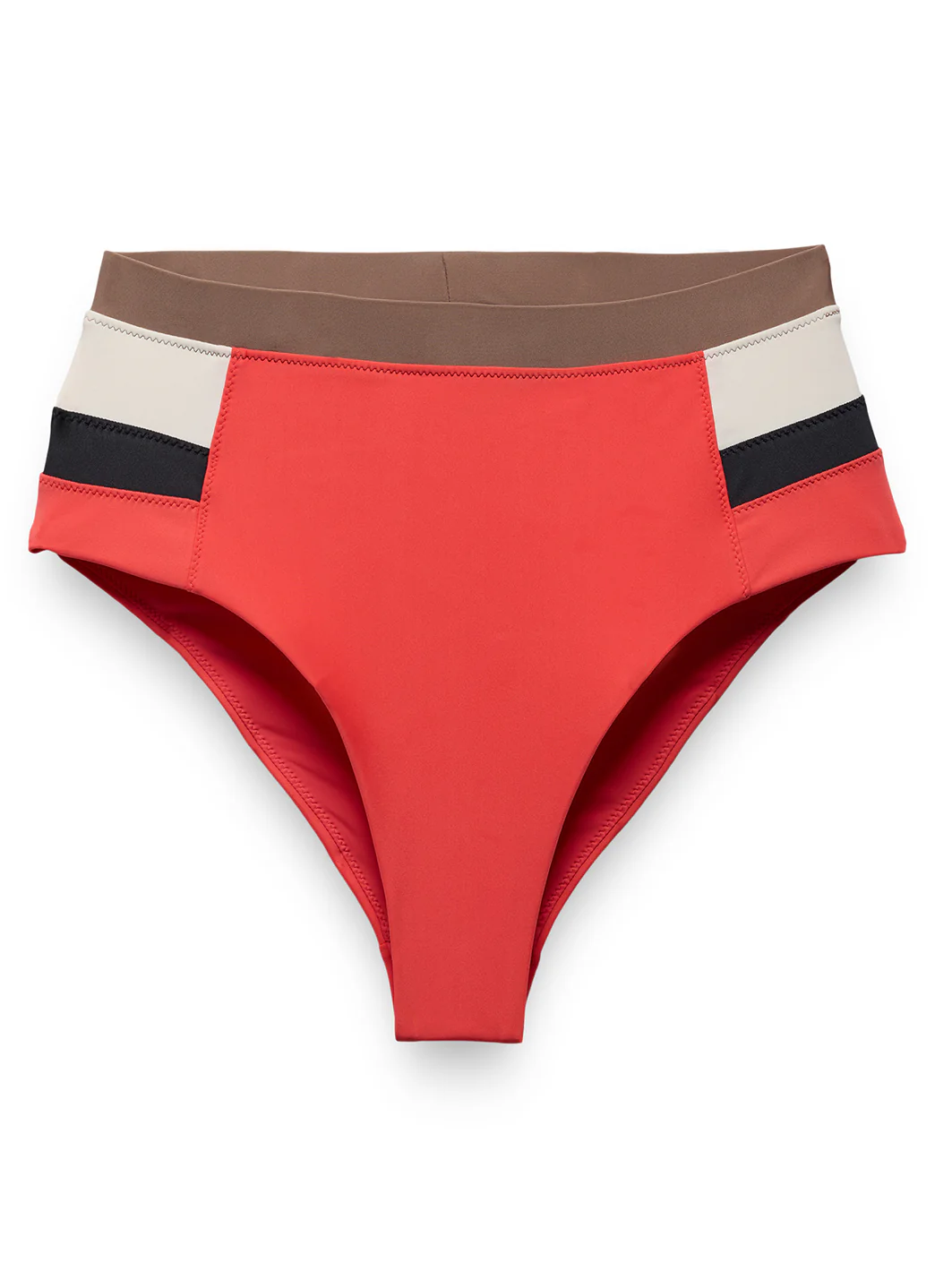 prAna Women's Color Block Baja Bound High Rise Bikini Bottom - Image 6