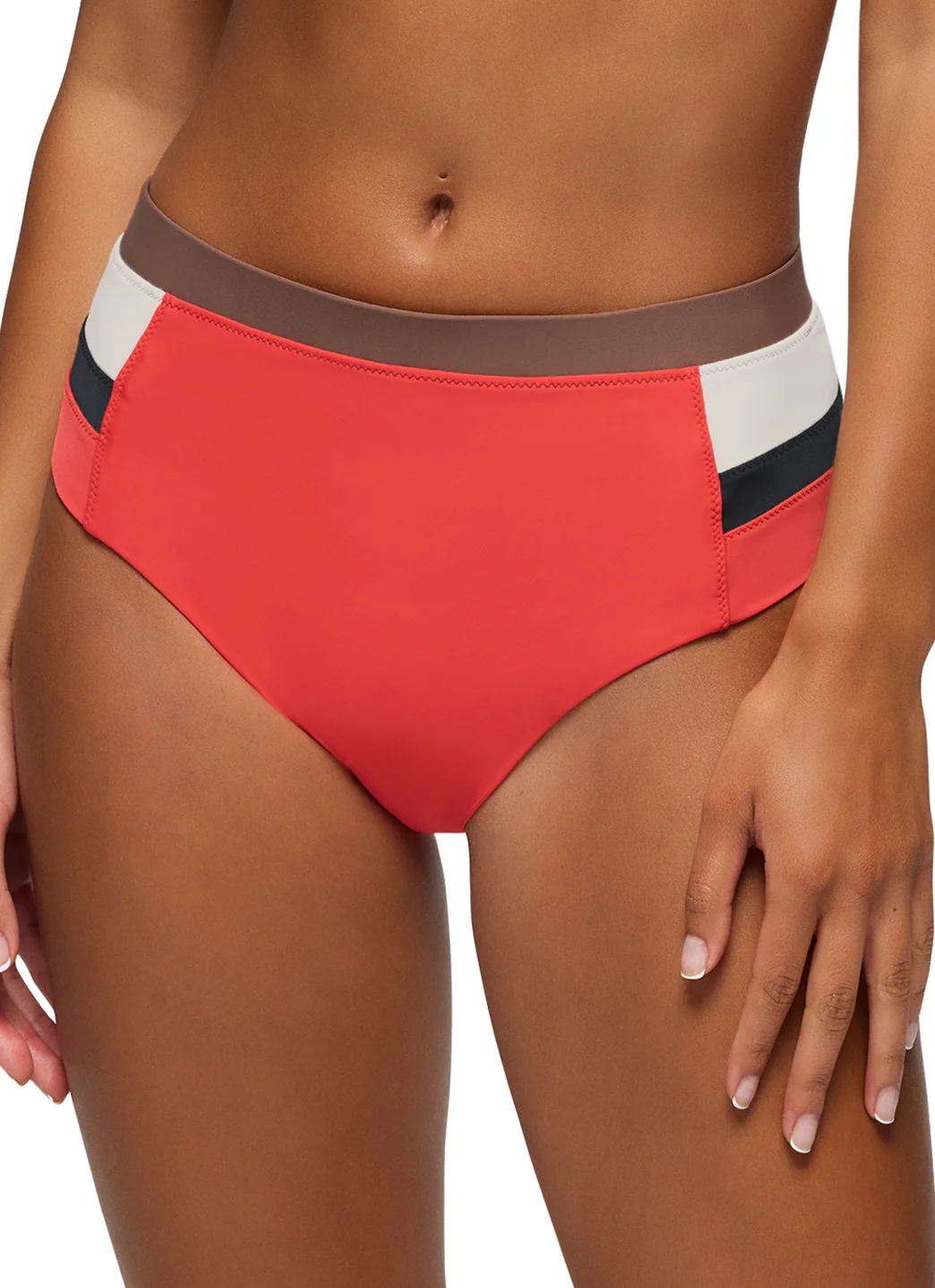 prAna Women's Color Block Baja Bound High Rise Bikini Bottom - Image 8