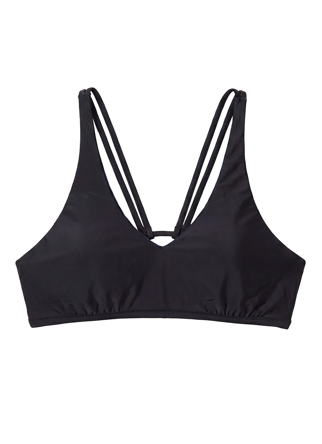 prAna Women's Mallorca Black Seaweed Reversible Bikini Top - Image 7