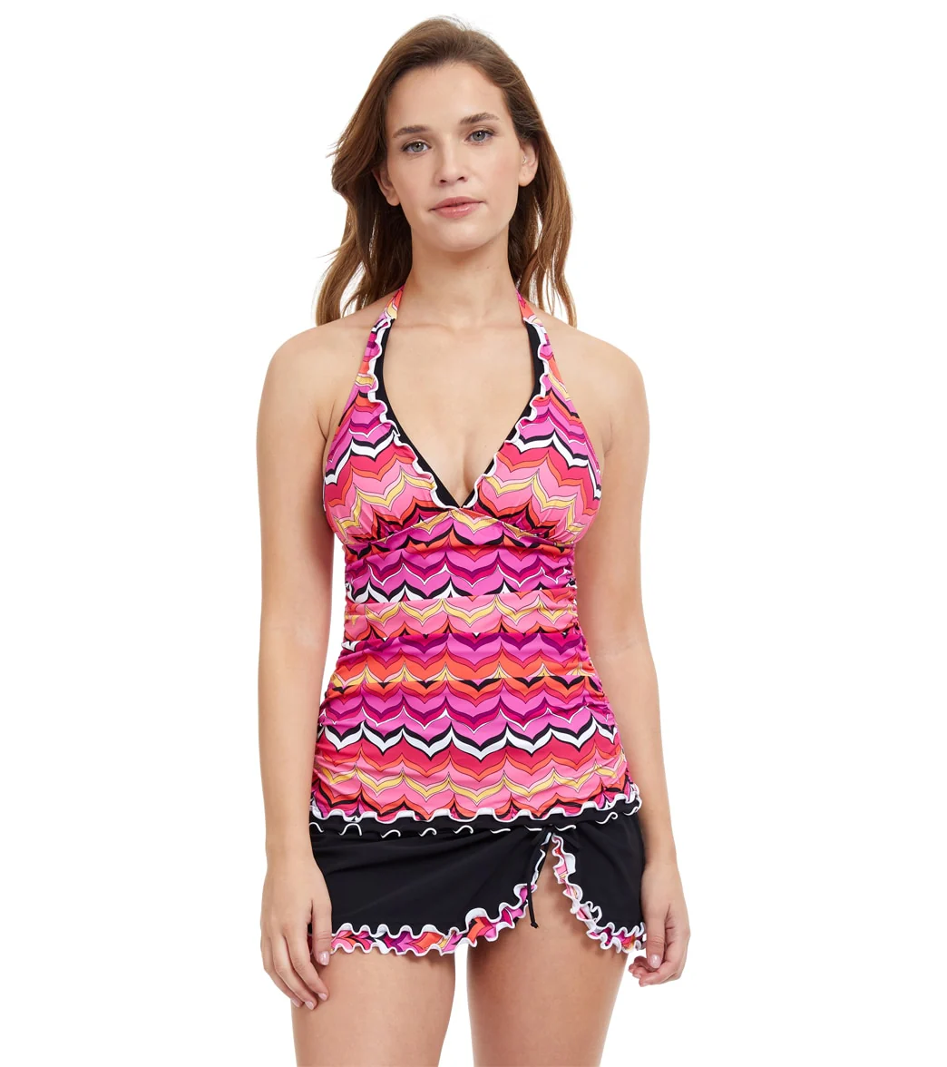 Profile by Gottex Women's Palm Springs Halter Tankini Top - Image 5