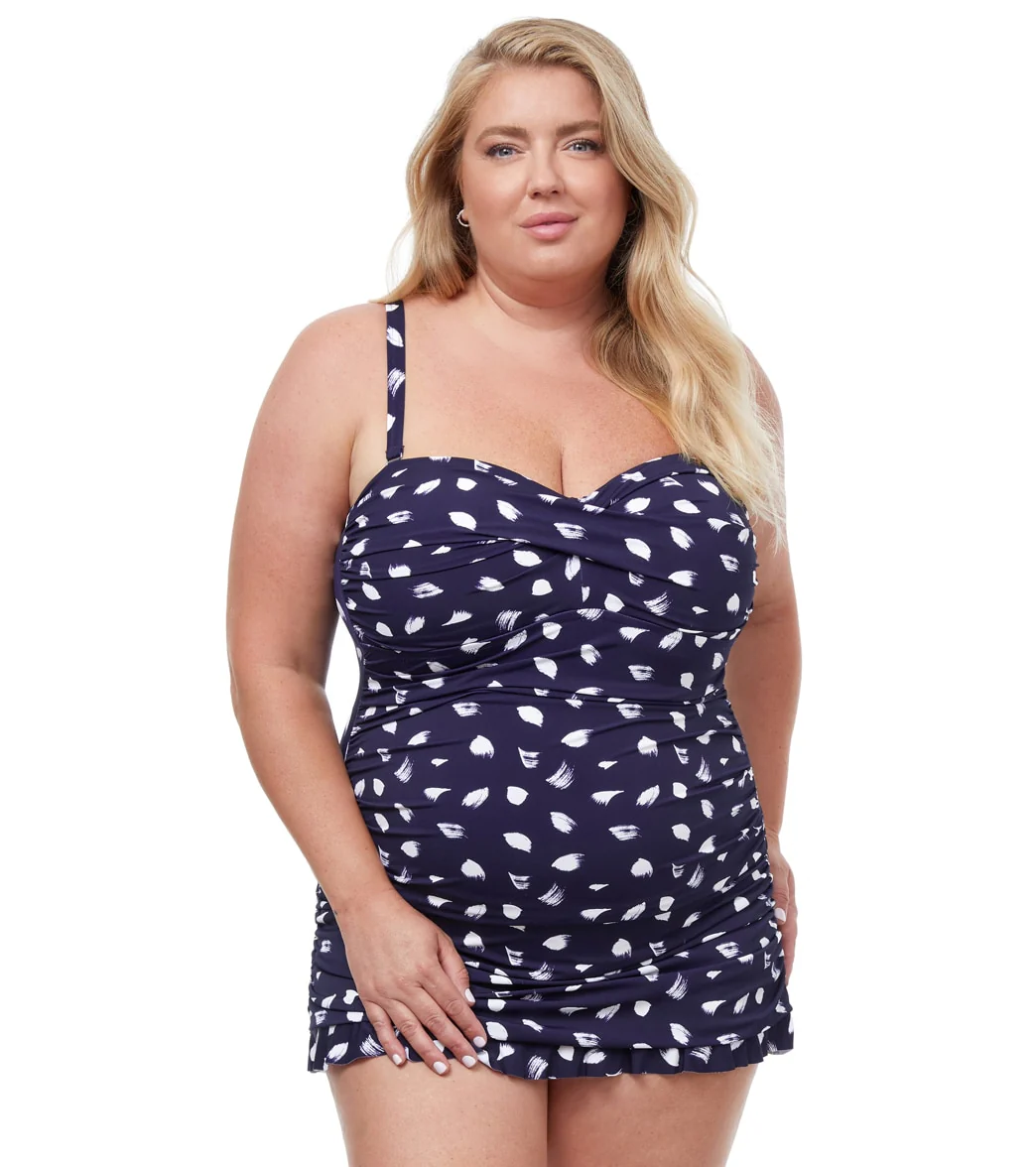 Profile by Gottex Women's Plus Size Light As A Feather Swim Dress - Image 5