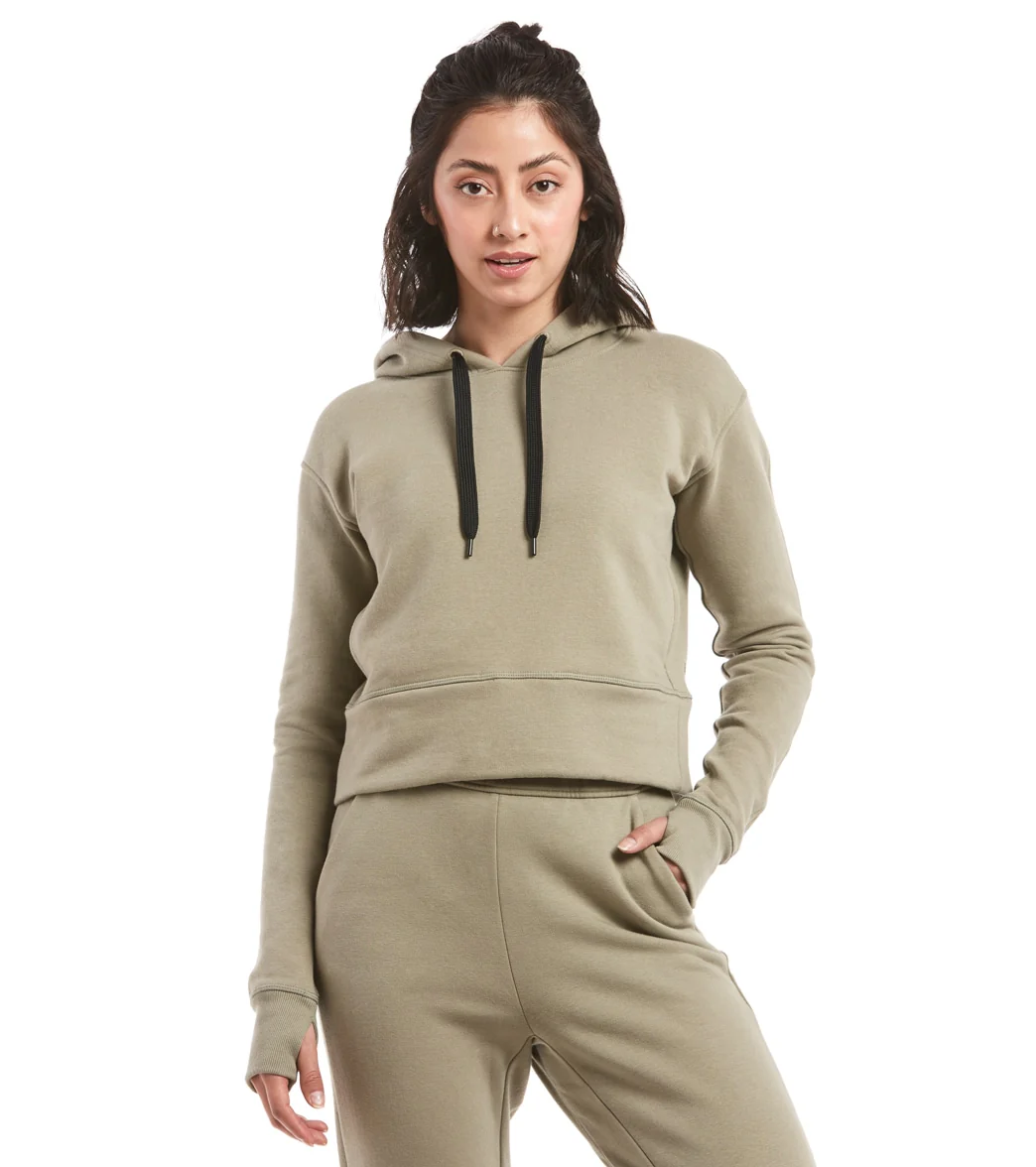 Public Rec Luxe Fleece Cropped Hoodie - Image 8
