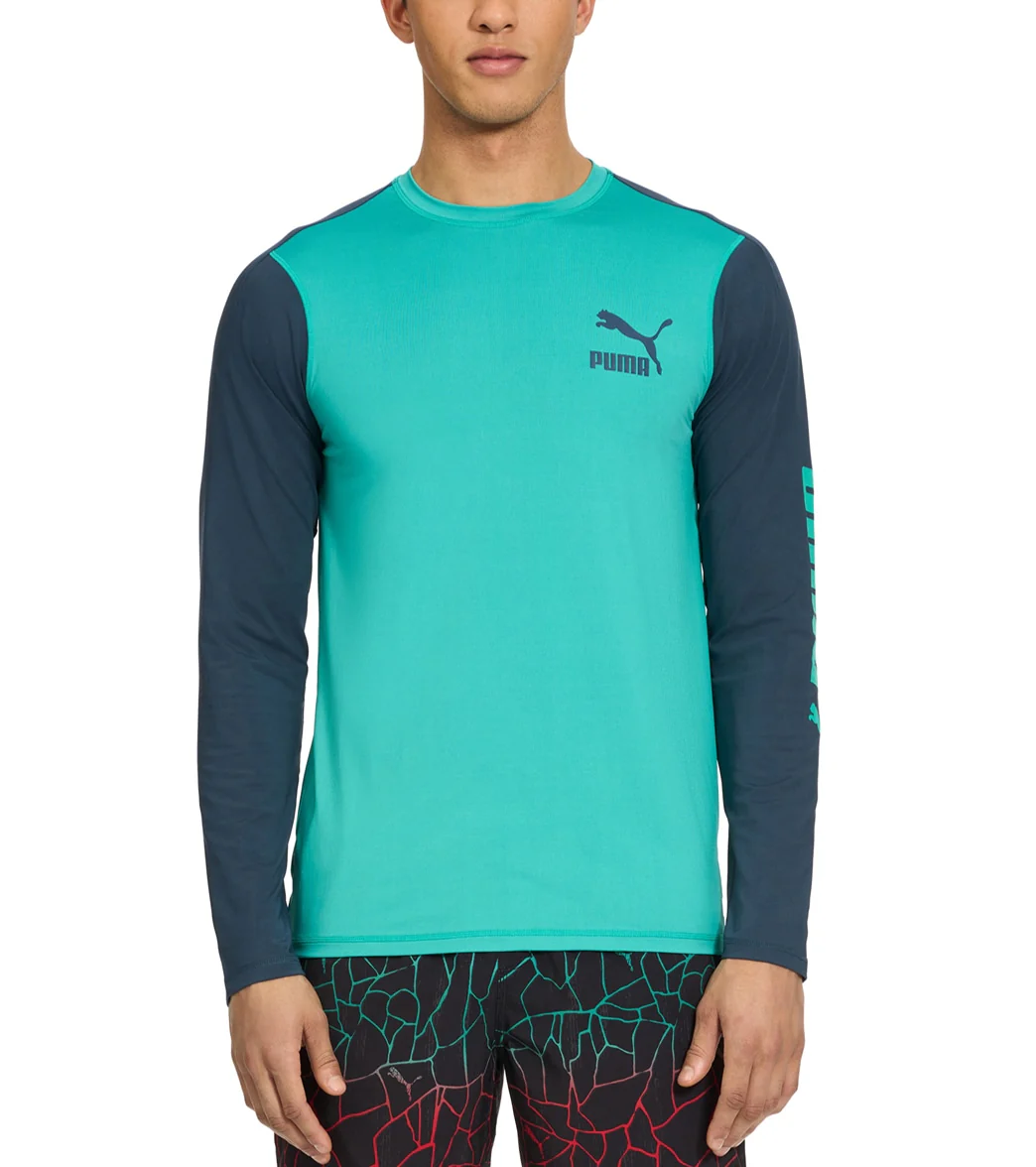 Puma Men's Quickdry Regular Fit Long Sleeve Rash Guard - Image 8
