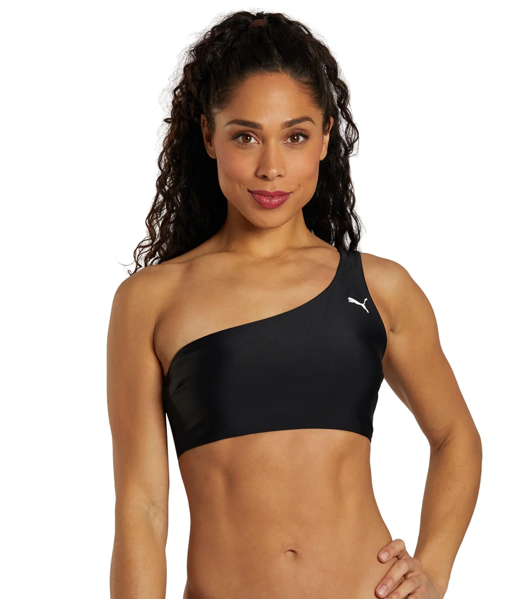 Puma Women's One Shoulder Bikini Top - Image 19