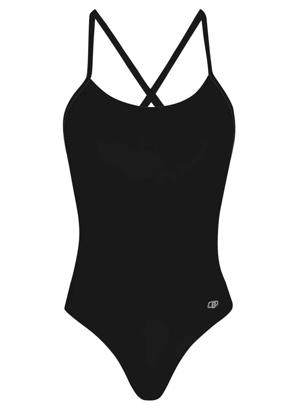 Q Swimwear Women's Sublimated Printed Tie Back One Piece Swimsuit