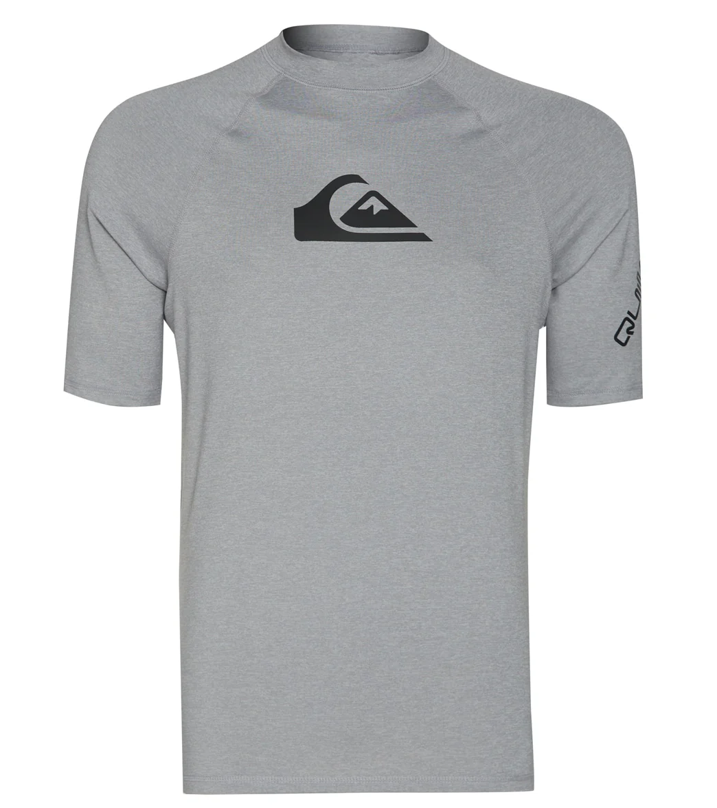 Quiksilver Men's All Time Short Sleeve UPF 50 Rash Guard