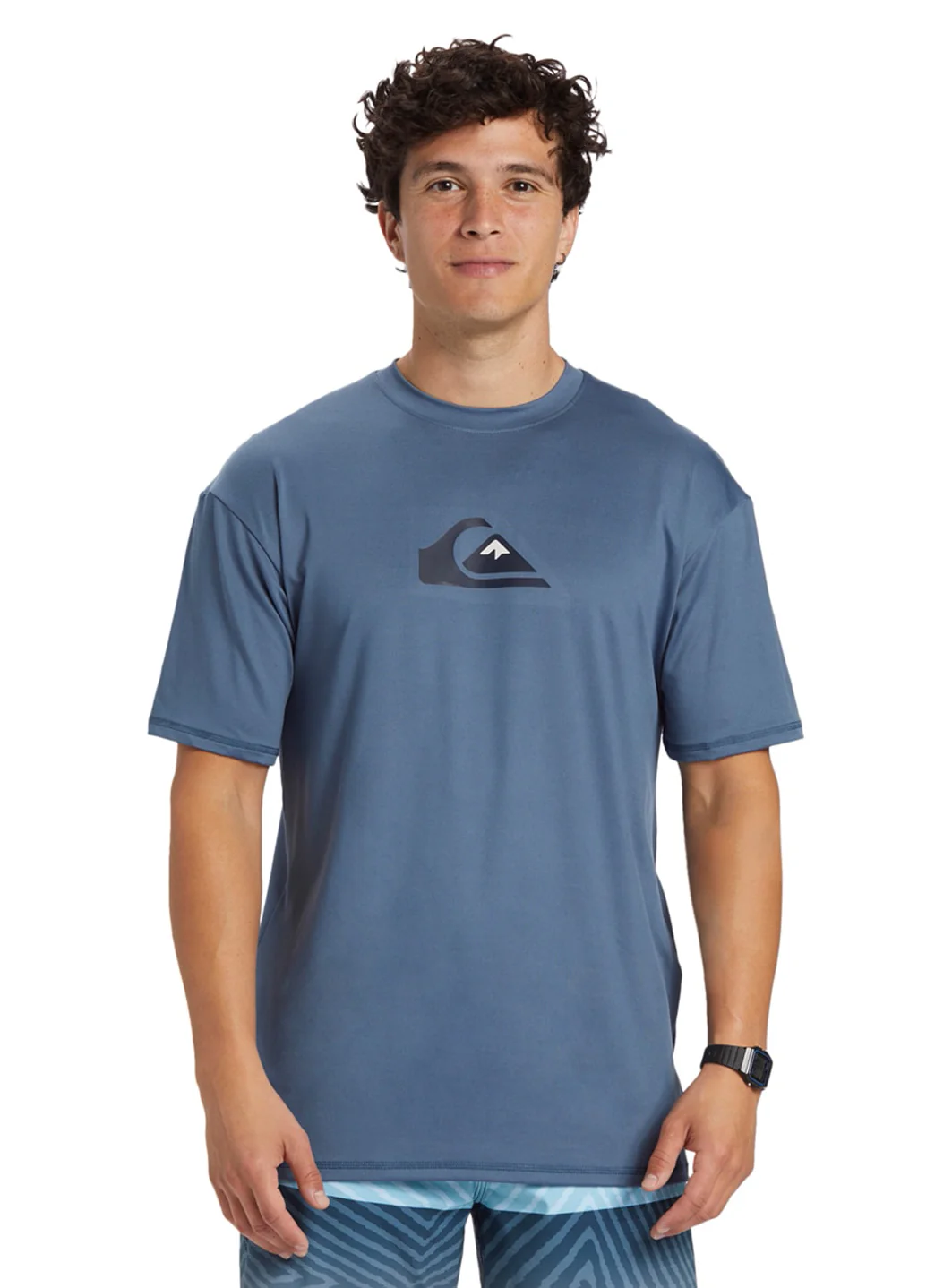 Quiksilver Men's Solid Streak Short Sleeve UPF 50 Rash Guard - Image 13
