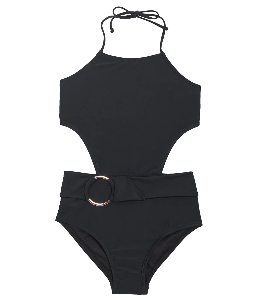 Raisins Girls' Ocean Solids Chita One Piece Swimsuit (Big Kid)