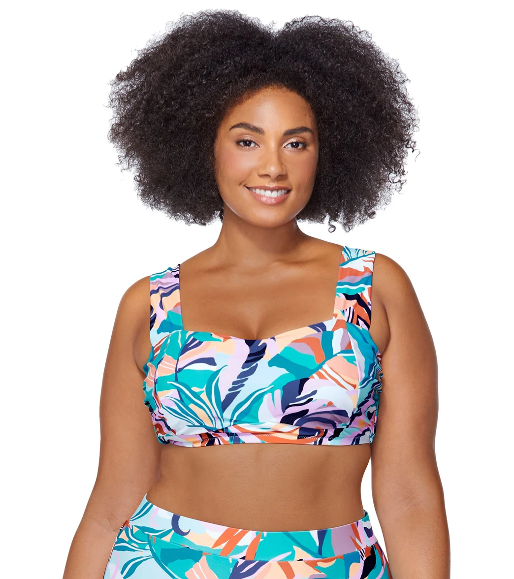 Raisins Women's Korakia Jamaica Plus Size Bikini Top