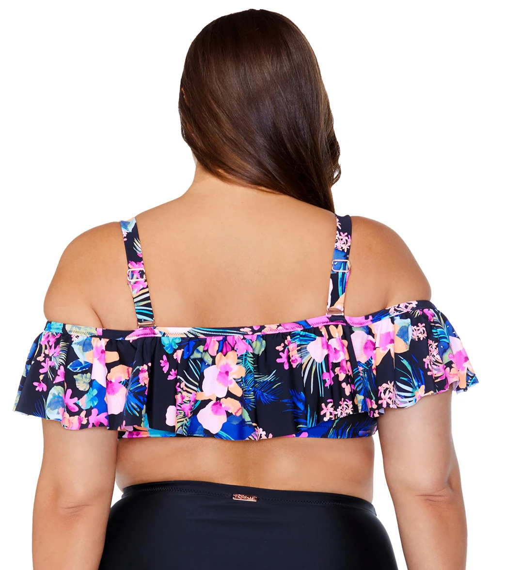 Raisins Women's Plus Size Freshwater Tortuga Bikini Top - Image 2