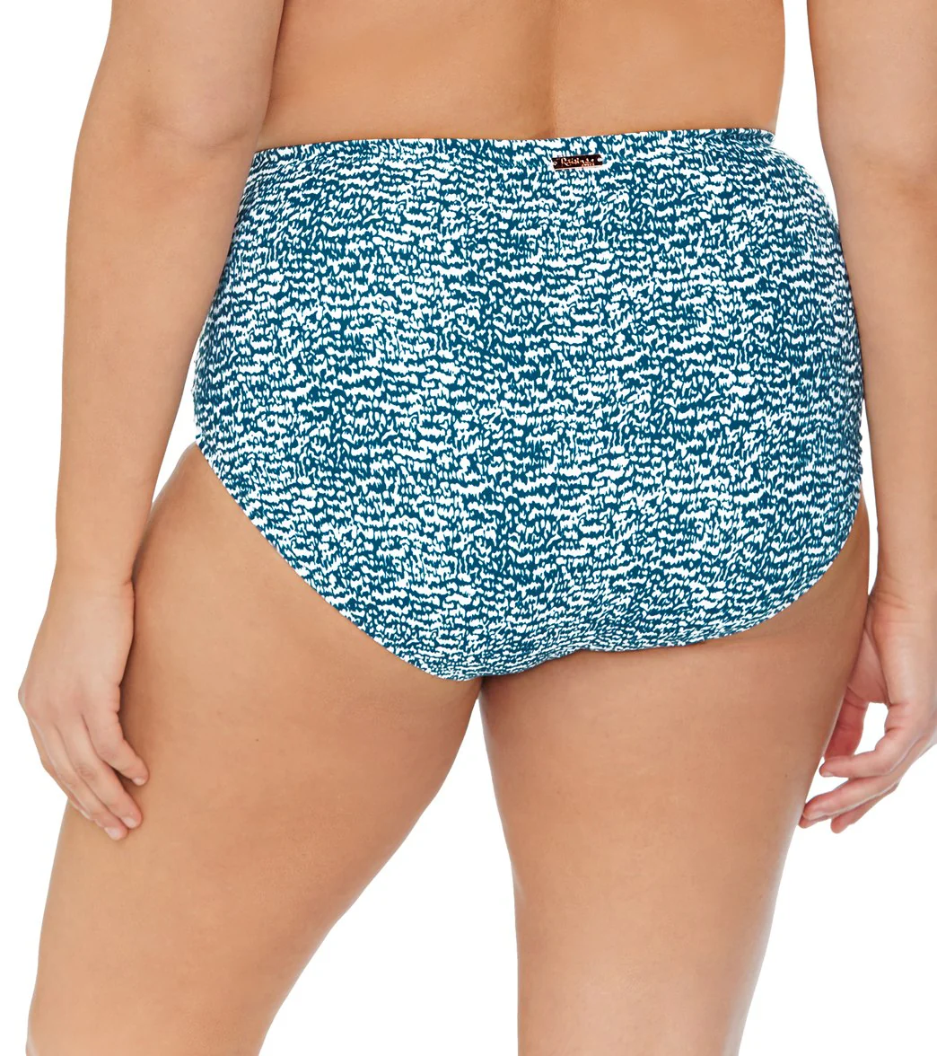 Raisins Women's Plus Size Palms Highway Costa High Waisted Bikini Bottom - Image 2