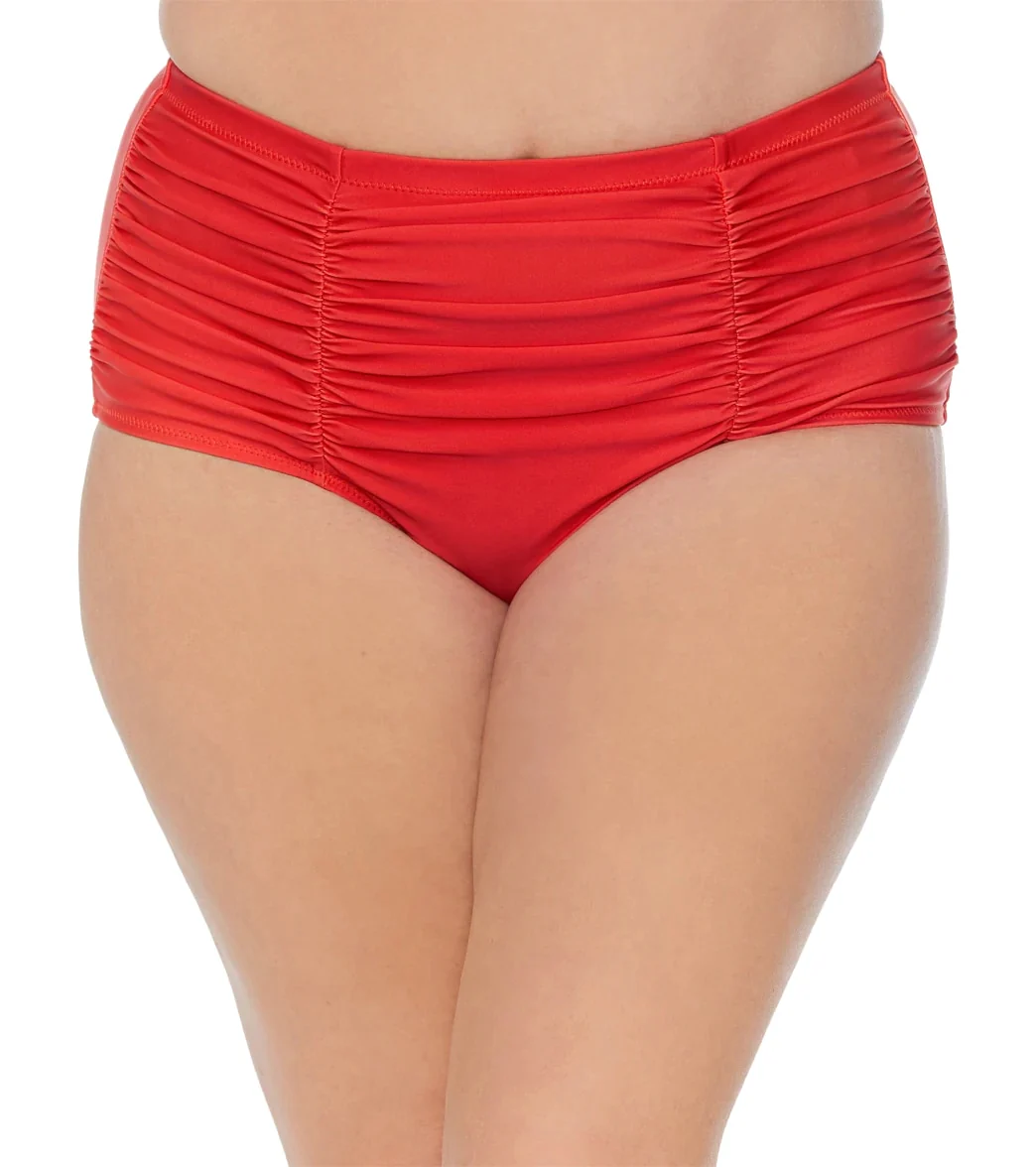 Raisins Women's Tranquilo Solids Costa Plus Size Bikini Bottom - Image 25