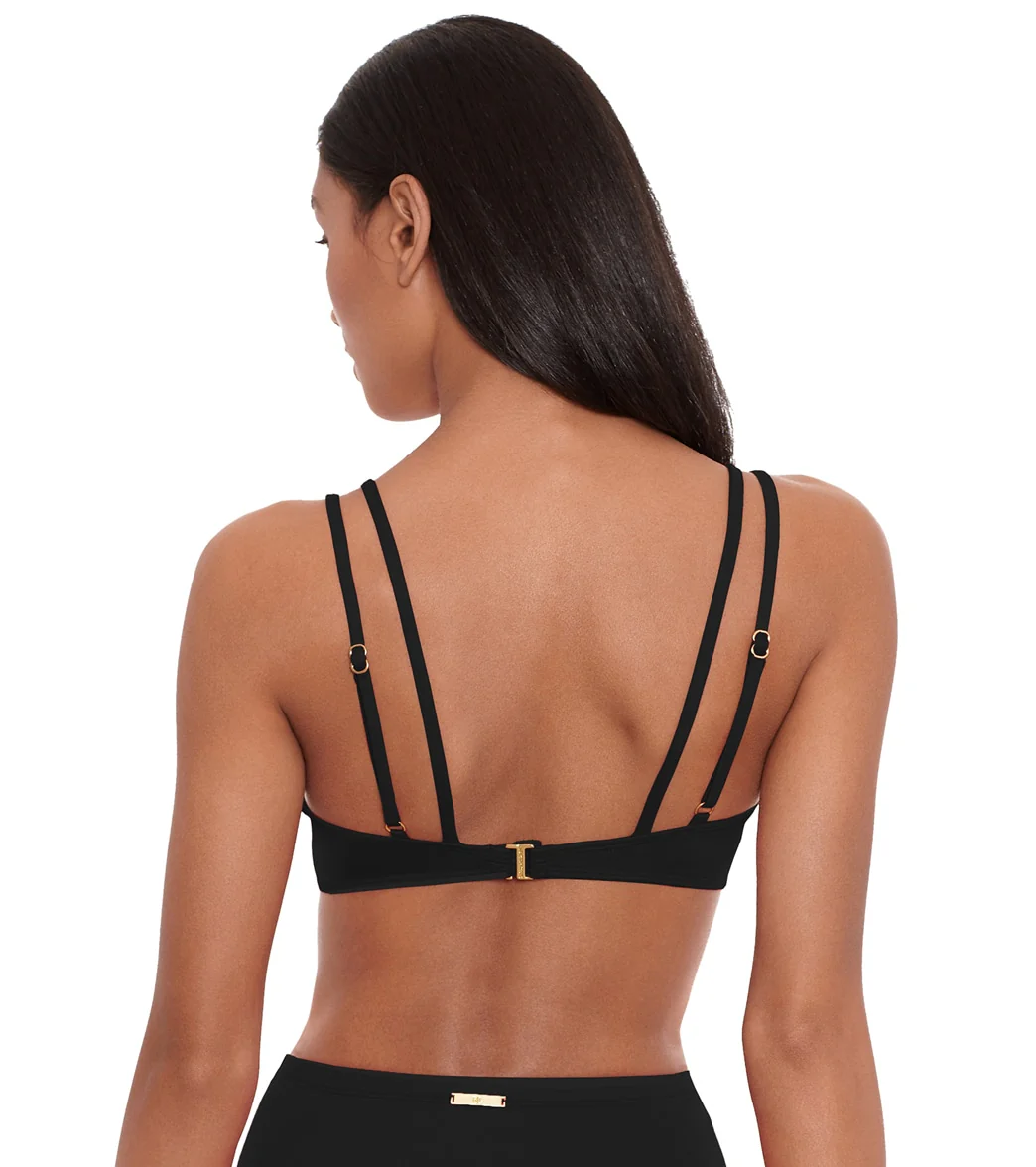 Ralph Lauren Women's Beach Club Solids Double Strap Twist Bikini Top - Image 13