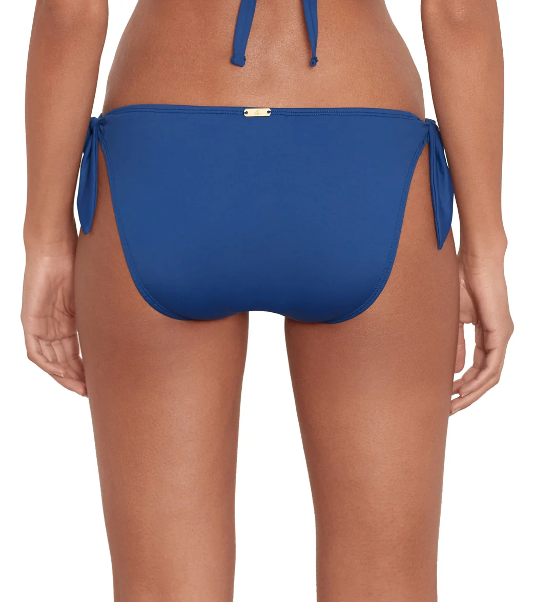 Ralph Lauren Women's Beach Club Solids Side Tie Scoop Bikini Bottom - Image 3