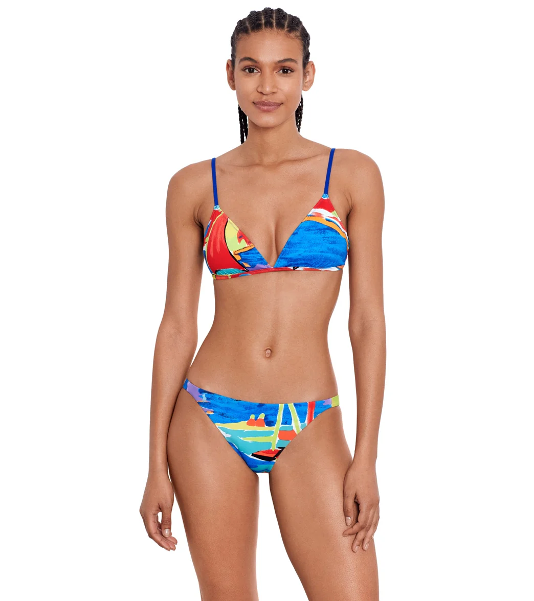 Ralph Lauren Women's Harbor Scenic Triangle With Rings Bikini Top - Image 4