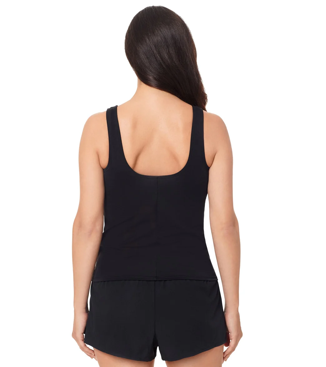 Reebok Women's So Electrifying High Neck Tankini Top - Image 3