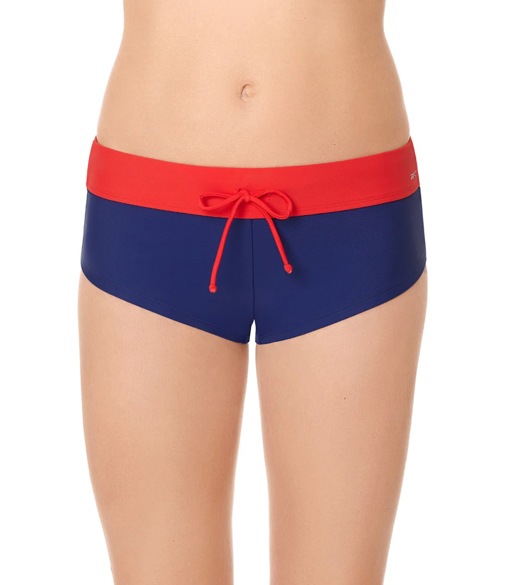 Reebok Women's Solid Cheeky Swim Short - Image 5
