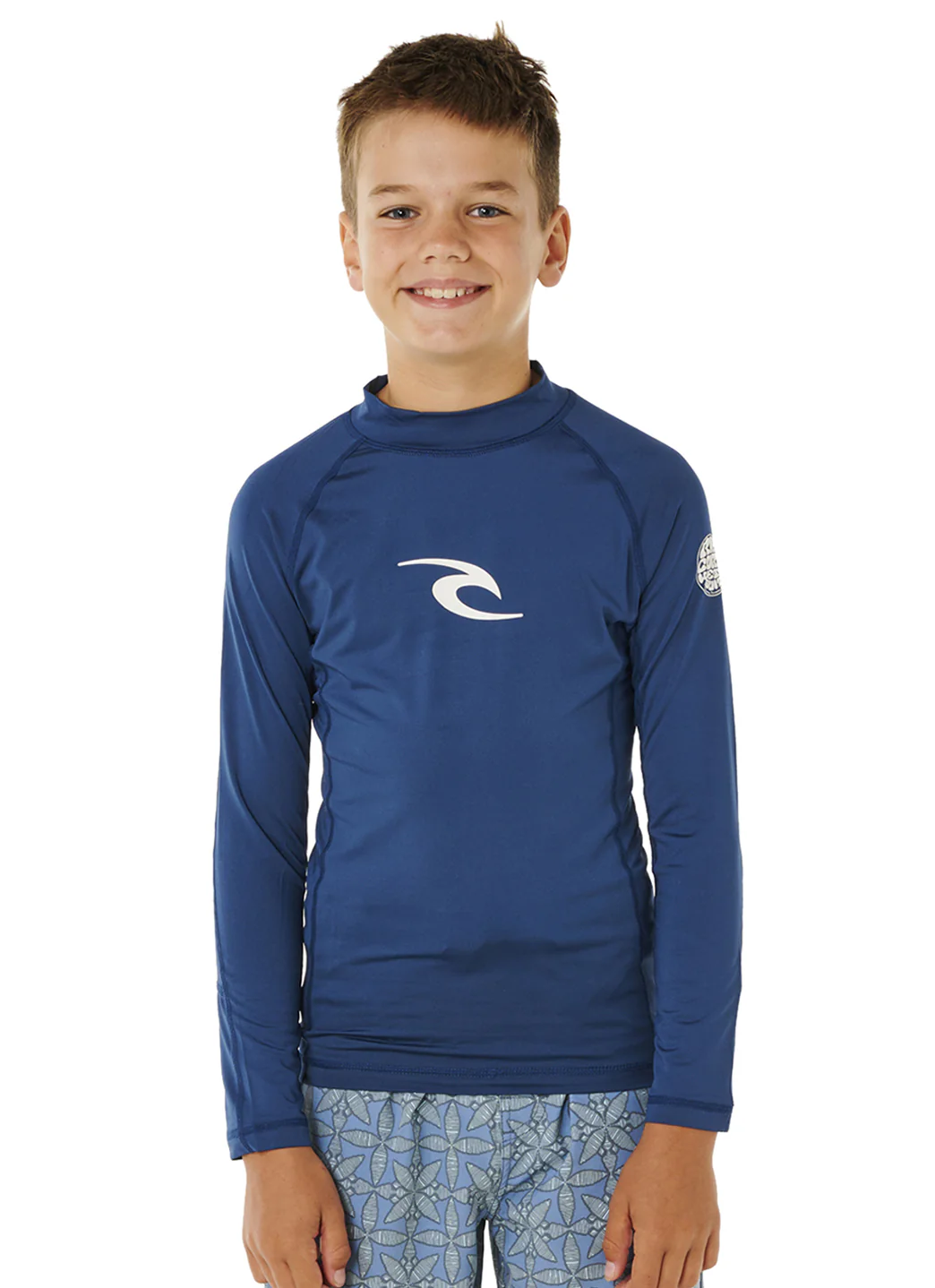 Rip Curl Boys' Waves UPF 50+ Long Sleeve Rash Guard (Big Kid) - Image 8