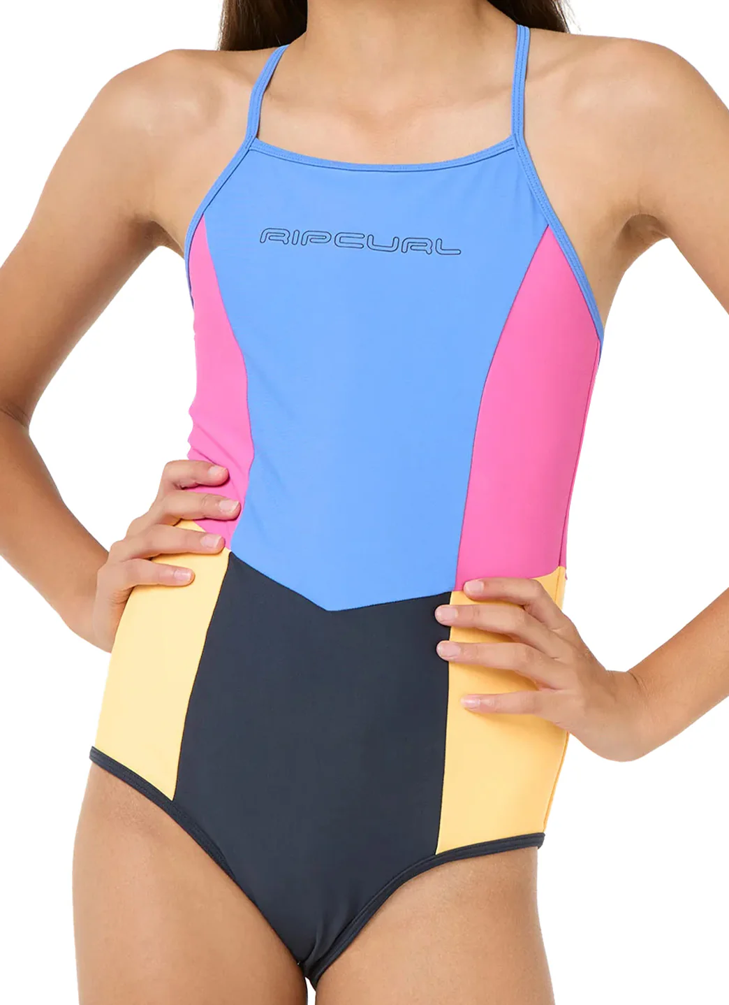 Rip Curl Girls' Block Party One Piece Swimsuit (Big Kid) - Image 7