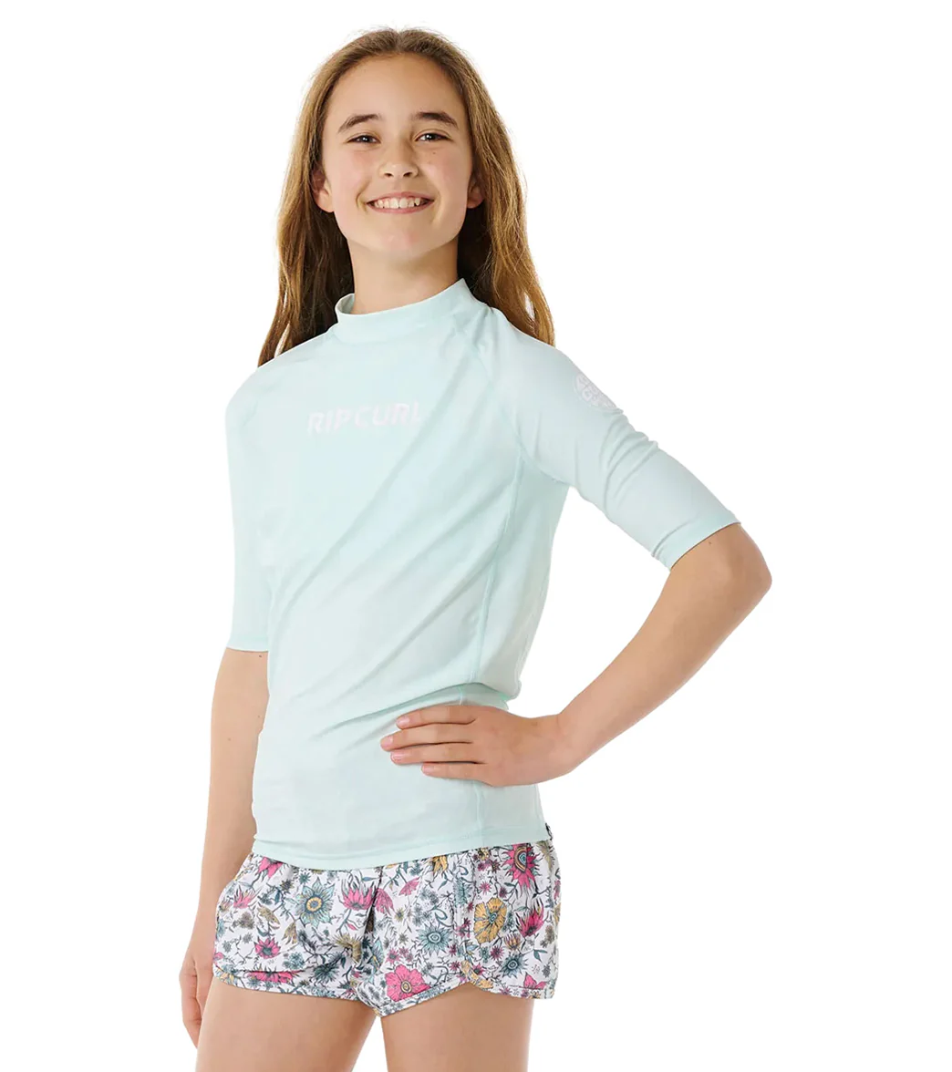 Rip Curl Girls' Classic Short Sleeve Surf Shirt  (Big Kid) - Image 2